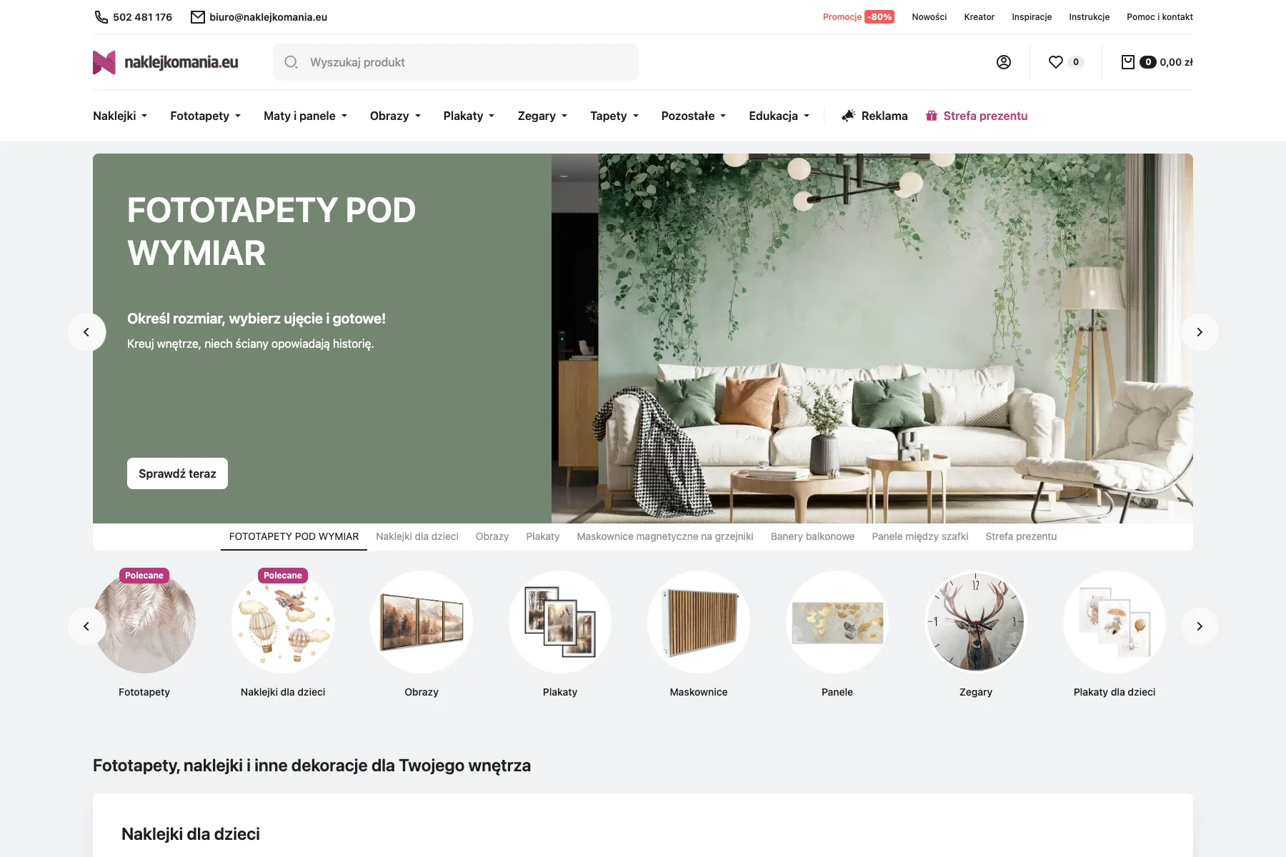 Naklejkomania — podgląd